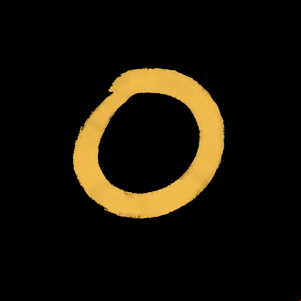 Brushstroke diagram of a crisp sandwich