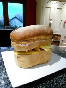 Whole loaf with Chipsticks, Frazzles and crisps