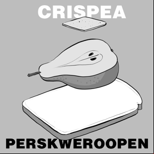 CRISPEA PERSKWEROOPEN, spoof Square Crisp’n’pear snack